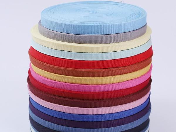 平纹织带-1cm彩色横纹织带-彩带装饰带