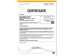 STANDARD 100 by OEKO TEX认证 （英文）